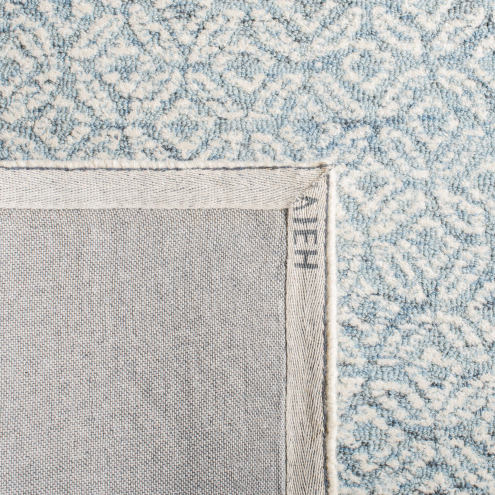 Safavieh Couture Abstract Collection, ABT342 Rug, Blue/Ivory, 2'x3'