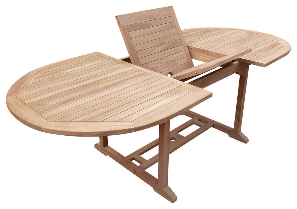 Seven Seas Teak Oval Extension Table