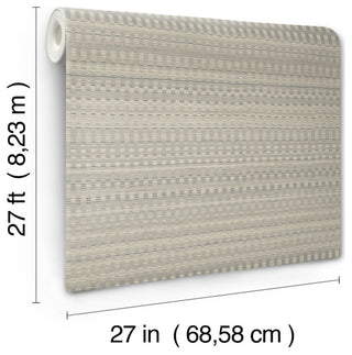 Linen Tapestry Stitch Wallpaper