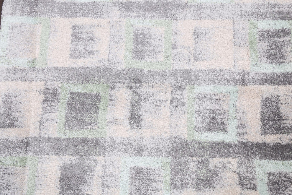 Turkish Geometric Transitional Oriental Area Rug Contemporary Carpet 3x10