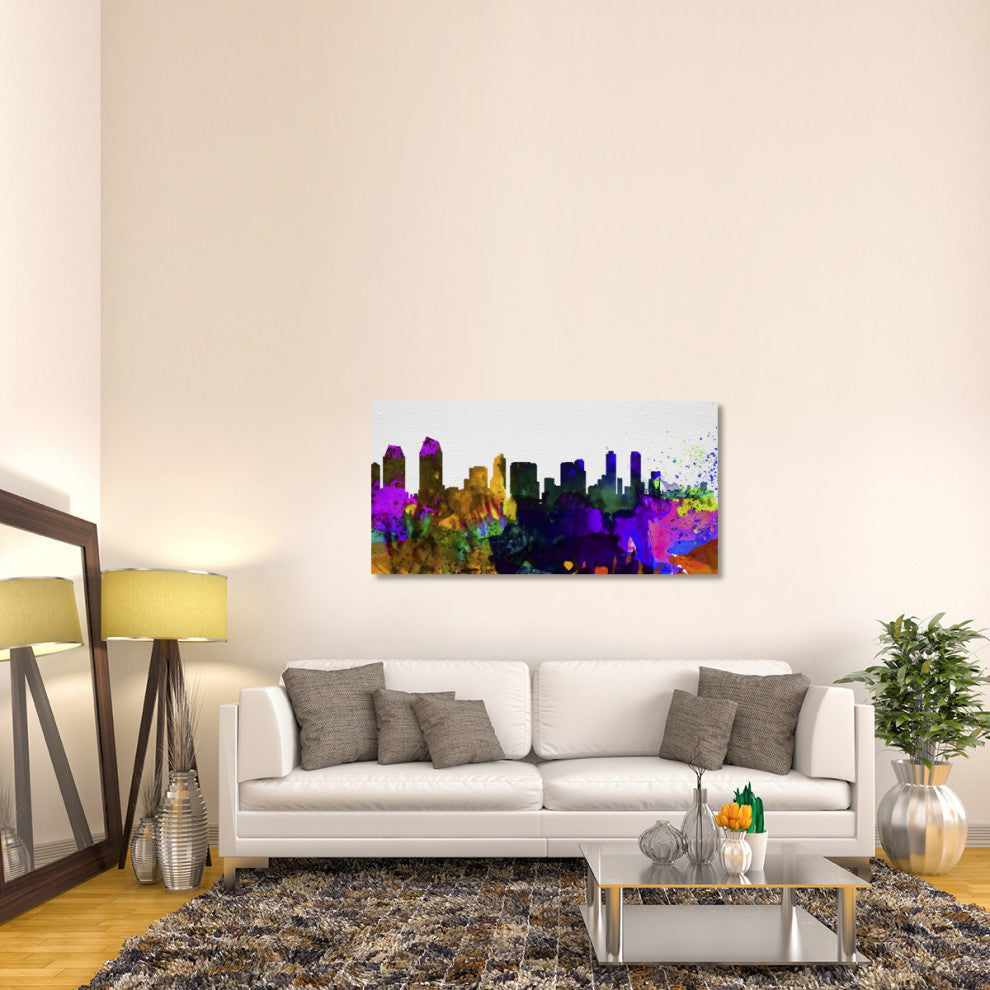 "San Diego City Skyline" Fine Art Print