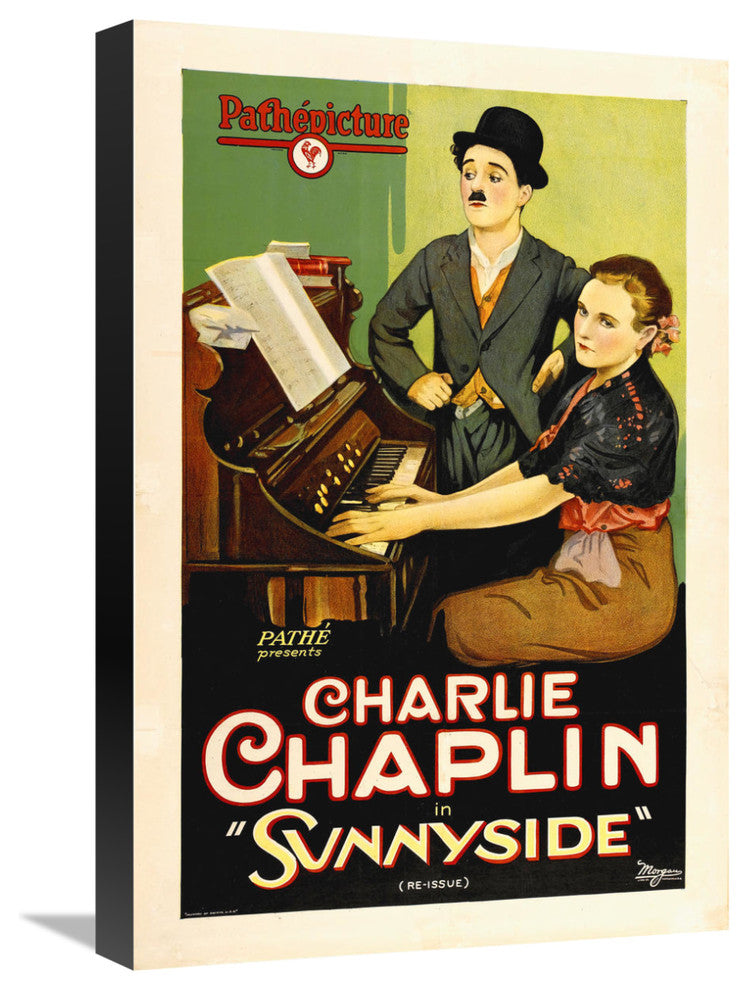 "Charlie Chaplin - Sunnyside, 1919" Canvas by Hollywood Photo Archive, 15x22"