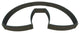 Weathered Wood 'Lucky Horseshoe' 6'x9'x11" Walk-In Curved Raised Garden Bed