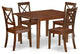 5Pc Rectangle 42/54"Table, 12, Butterfly Leaf And Four Wood Seat Chairs