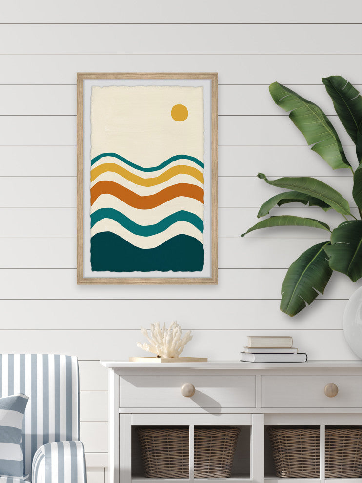 "Borders of Freedom" Framed Painting Print, 16x24