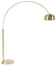 Gold Metal Arched Floor Lamp | Zuiver Bow