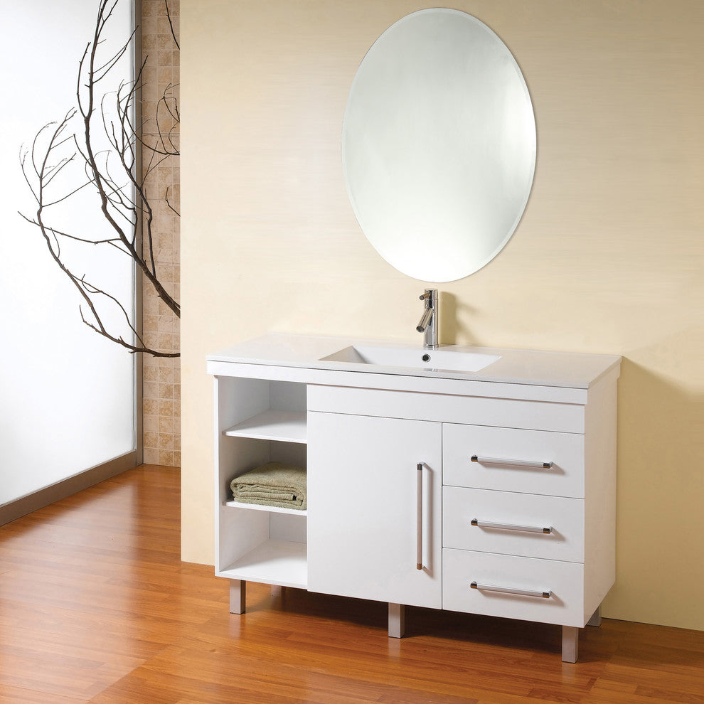 MAISIE Large Frameless Wall Mirror 24x32