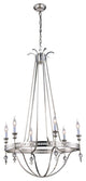 Elegant Lighting Phoebe Collection Pendant, Polished Nickel
