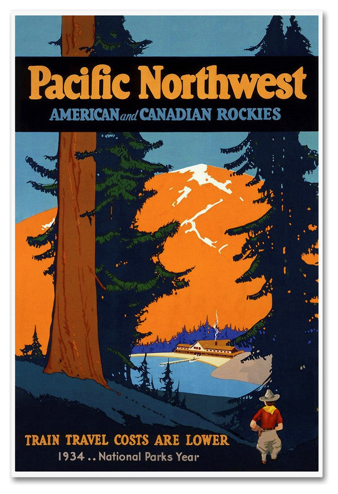 Vintage Lavoie 'Travel 55' Canvas Art, 30x47