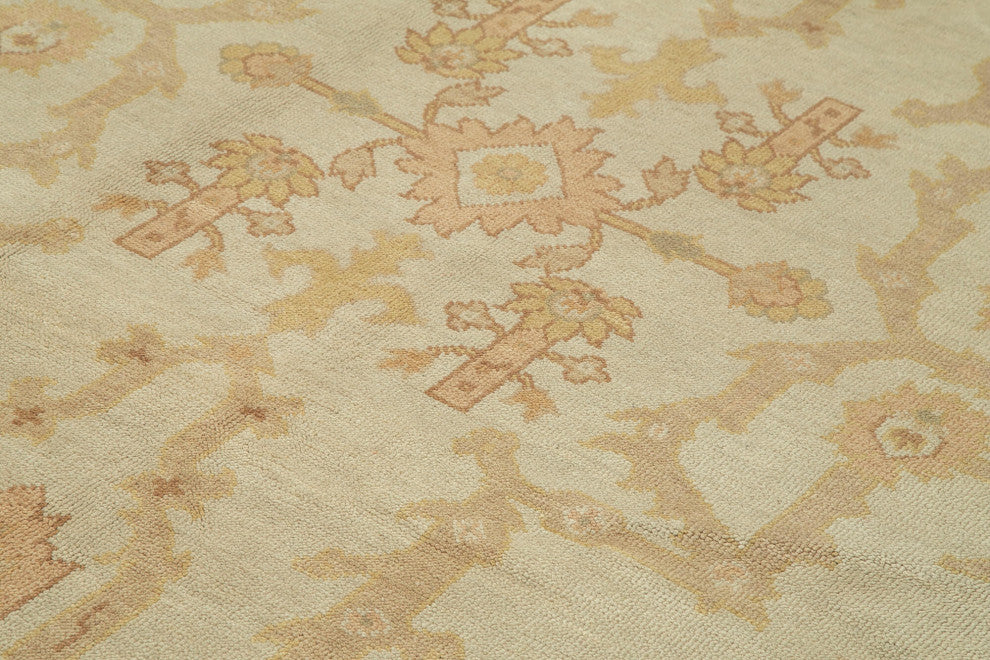Rug N Carpet - Hand-Knotted Oriental 8' 0" x 10' 0" Unique Oushak Area Rug