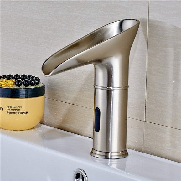 BathSelect Ariana Deck Mount LED Bathroom Motion Sensor Faucet
