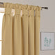 BANDTAB -Thermal Insulated Blackout Knotted Tab Curtain Set, Sunlight, 52" W X 8