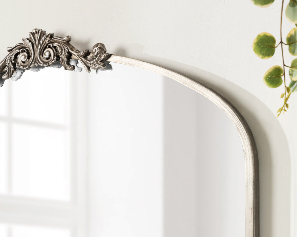 Arendahl Traditional Arch Mirror, Silver, 36"x29"