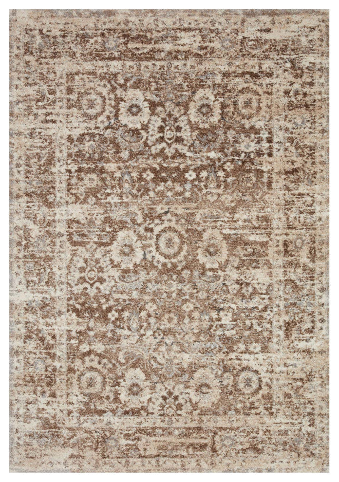 Theory THY-06 Mocha/Natural 2'7"x10'10" Area Rug