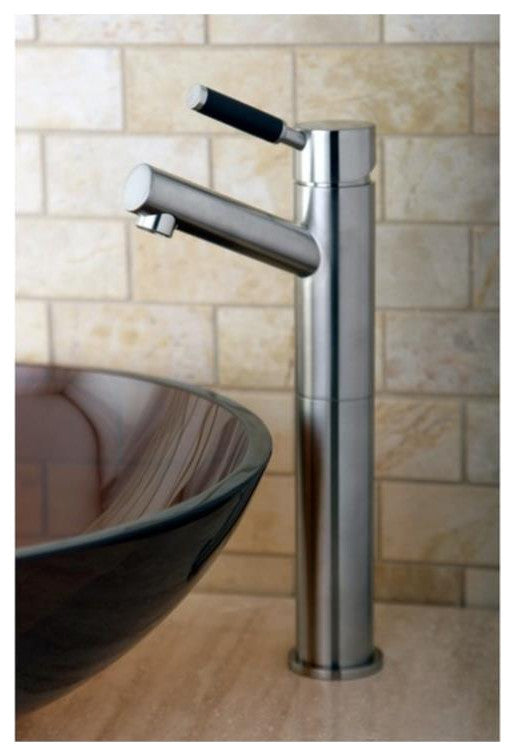 Kingston Brass Polished Chrome Kaiser Single Handle Vessel Sink Faucet FS8411DKL