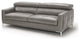 Divani Casa Natalia Modern Dark Gray Leather Sofa