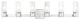 Livex 50685-05 6-Light Polished Chrome Bath Light, Polished Chrome
