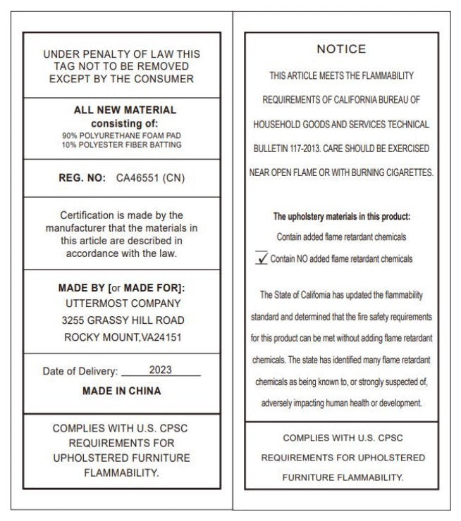 Uttermost - 23843 - Bench - Swale - Brushed Brass