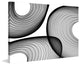 "Abstract Black and White 21-44-40" Print on Canvas by Irena Orlov