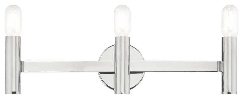 Livex Lighting Polished Chrome 3-Light ADA Bath Vanity