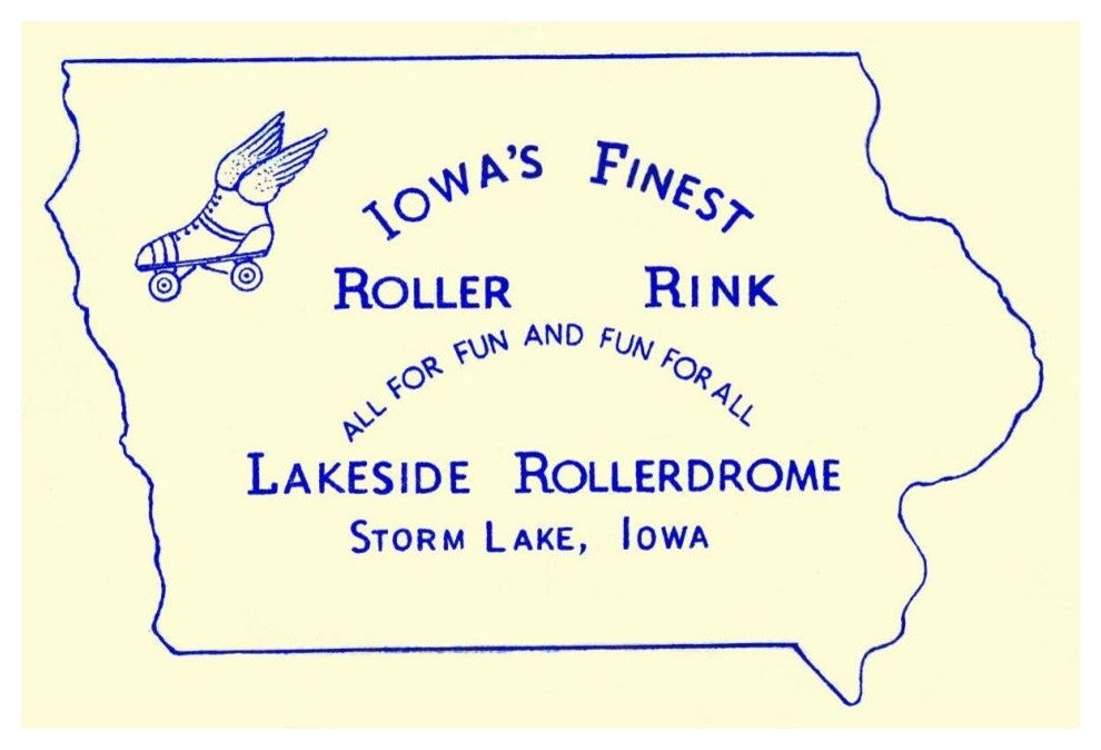"Iowa's Finest Roller Rink" Digital Paper Print by Retrorollers, 42"x29"