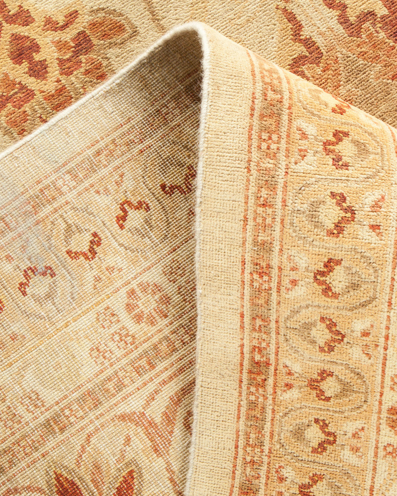 Octavia, One-of-a-Kind Hand-Knotted Area Rug Ivory, 8'2"x10'4"