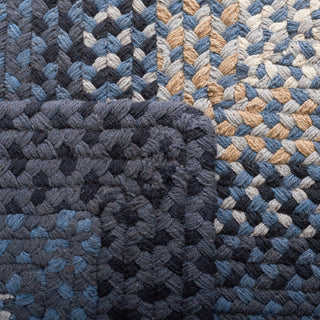 Safavieh Cape Cod Collection BRD651H Rug, Dark Grey/Blue, 6' X 6' Square