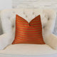 Carmine Red Handmade Luxury Pillow, 20"x26" Standard
