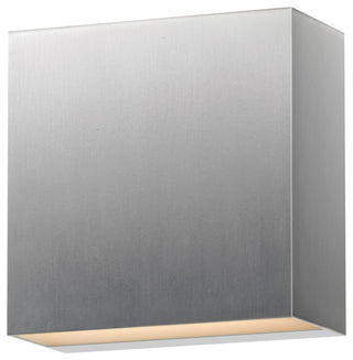 ET2 E23224 Cubed 6" Tall 2 Light LED Wall Sconce - Satin Aluminum