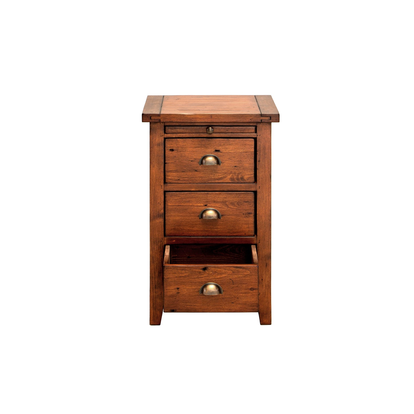 Irish Coast 3-Drawer Nightstand, Brown