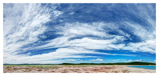 Awesome Pacific Ocean, Landscape Canvas Art Print, 60"x28"
