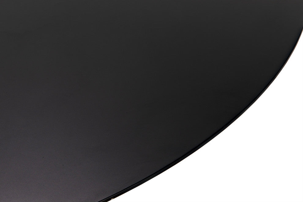NOIR Furniture - Vesuvius Dining Table, Black Metal - GTAB556MTB