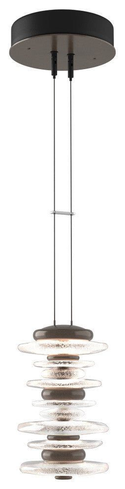 Cairn Large Mini Pendant, Bronze Finish, Standard Overall Height