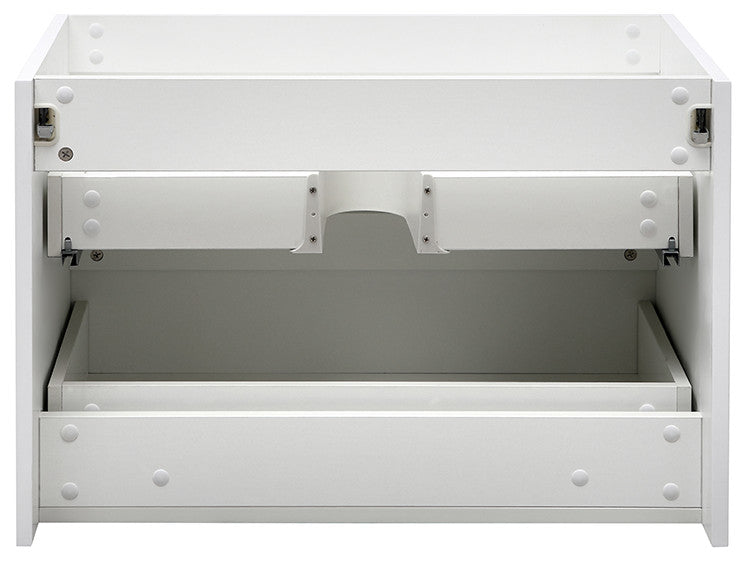 Fresca FCB8330WH Valencia 30" Glossy White Wall Hung Modern Bathroom Cabinet