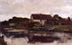 Johann Hendrik Weissenbruch A Farm On The Waterfront Gallery Wrapped Canvas