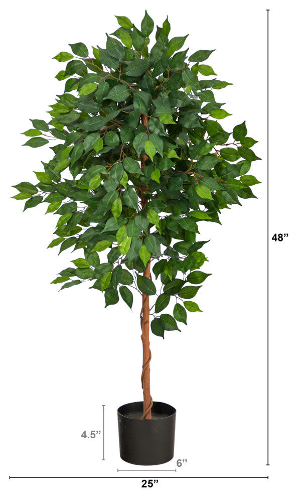 4'' Ficus Artificial Tree