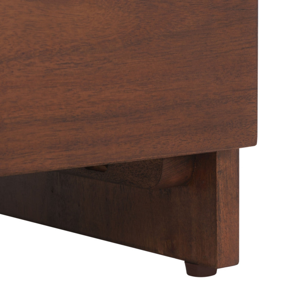 Safavieh Couture Edithe Wood Nightstand, Brown