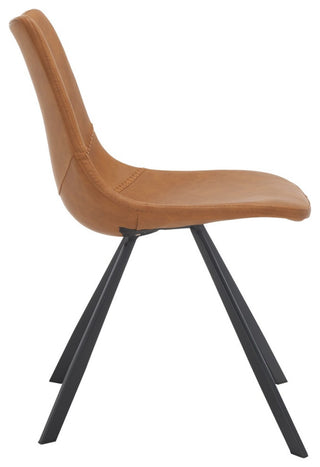 Safavieh Kayne Dining Chair, Cognac/Black