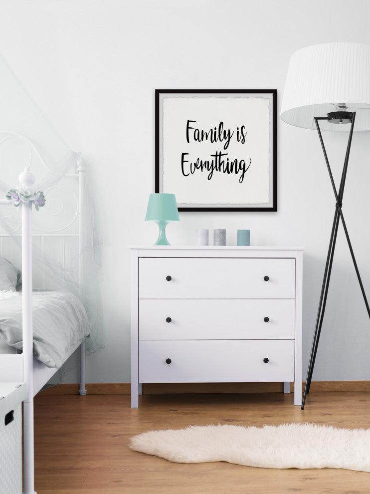 "Family Is Everything IV" Framed Painting Print, 18x18
