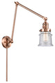 Canton Swing Arm With Switch, Antique Copper, Seedy, Seedy