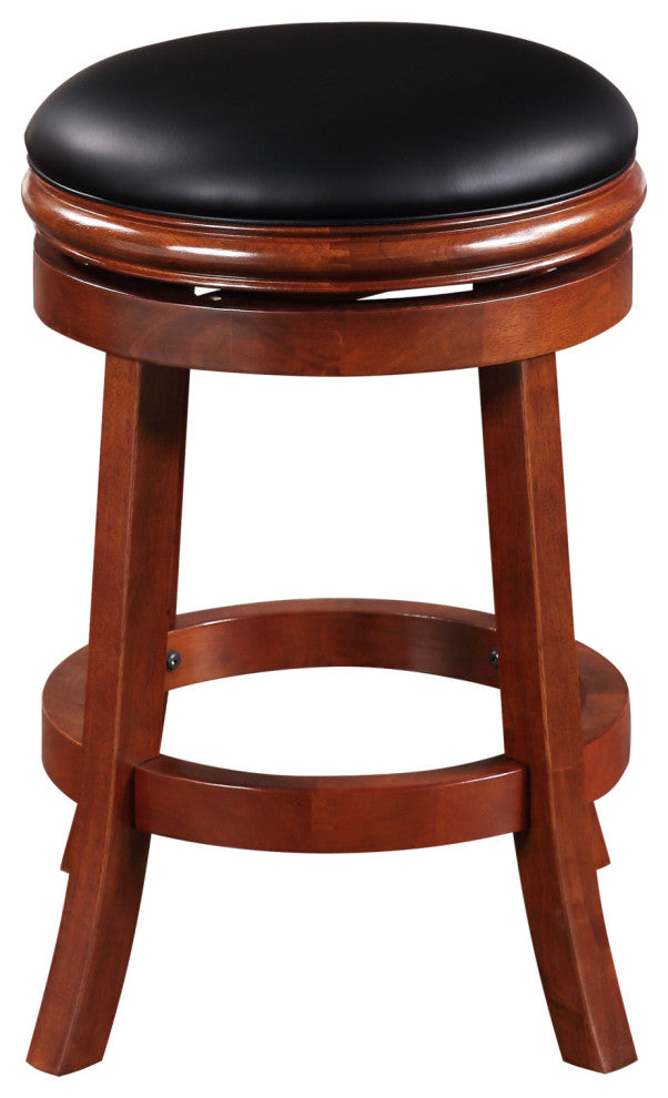 24" Backless Counter Stool, Cherry