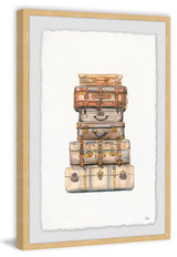 "Reaching Destination" Framed Painting Print, 24"x36"