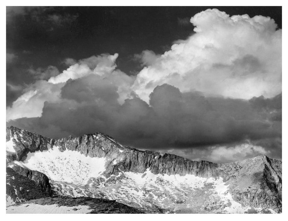 "Clouds - White Pass, Kings River Canyon, 1936" Paper Art, 24"x19"