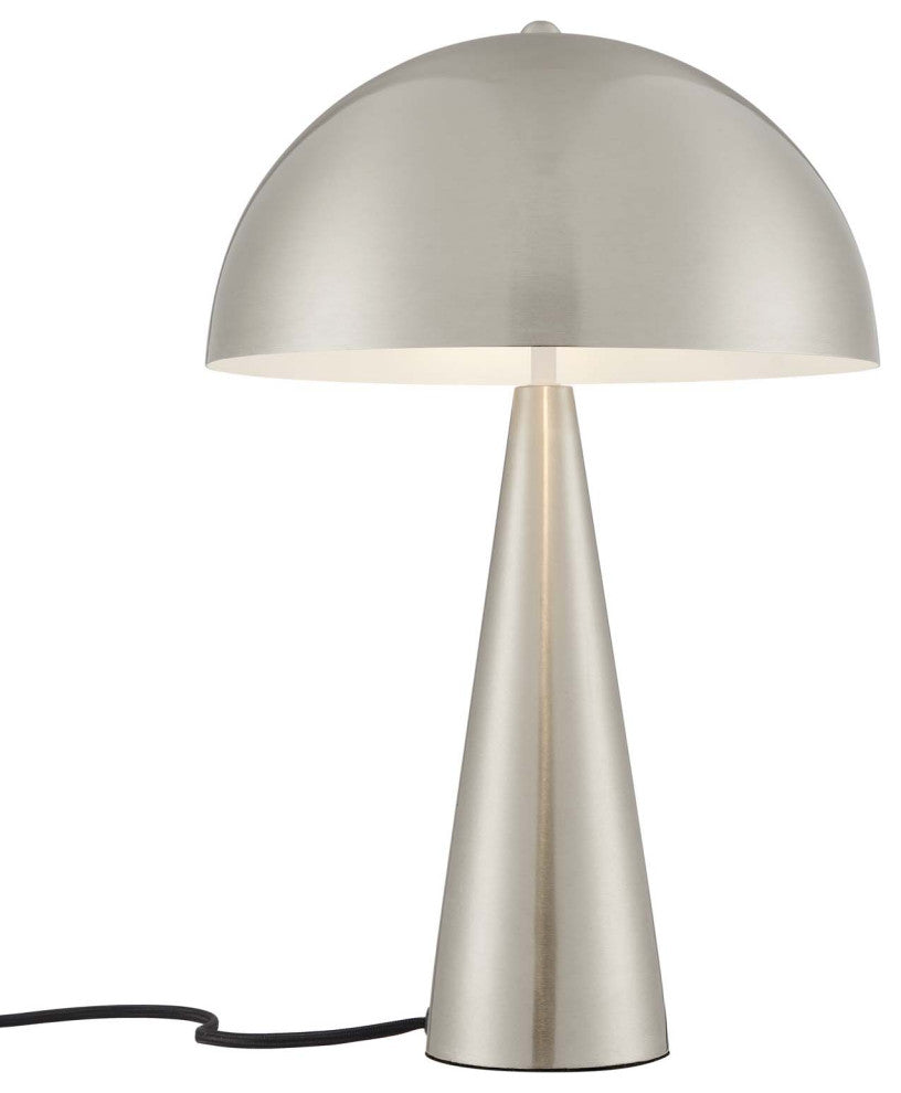 Selena Metal Table Lamp, Satin Nickel