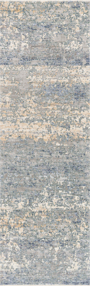 Blue/Gold Pandora Rug, 6'3"x8'10"