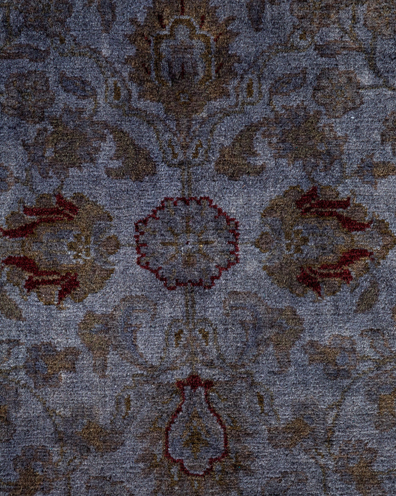 Fine Vibrance, One-of-a-Kind Hand-Knotted Area Rug Gray, 4' 7" x 6' 10"