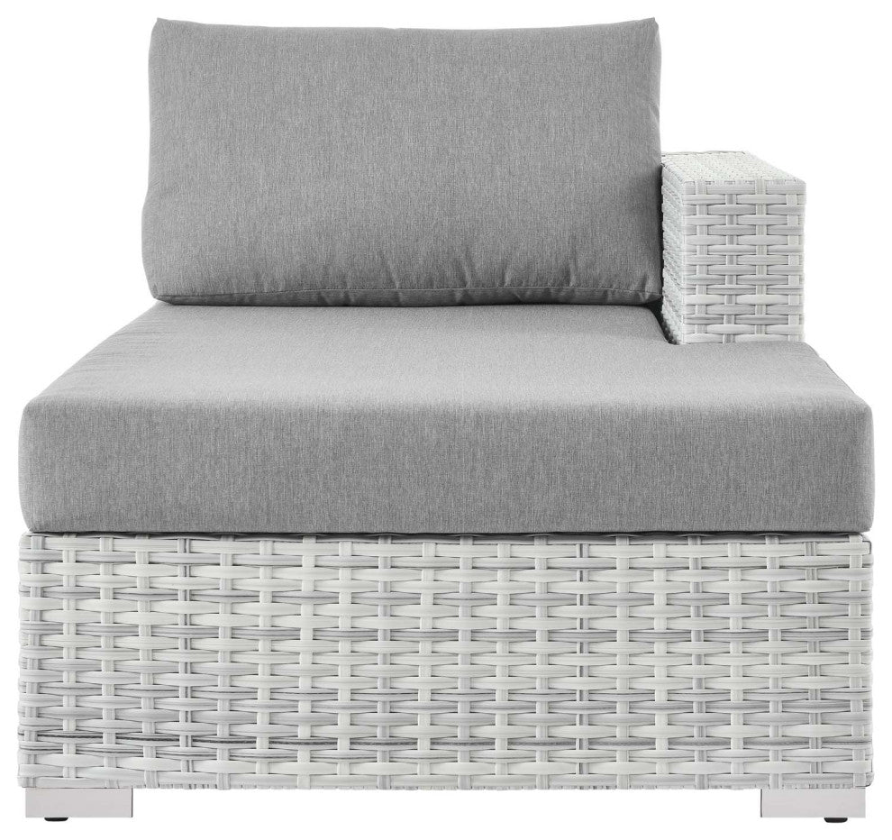 Convene Outdoor Patio Right Chaise Light Gray Gray