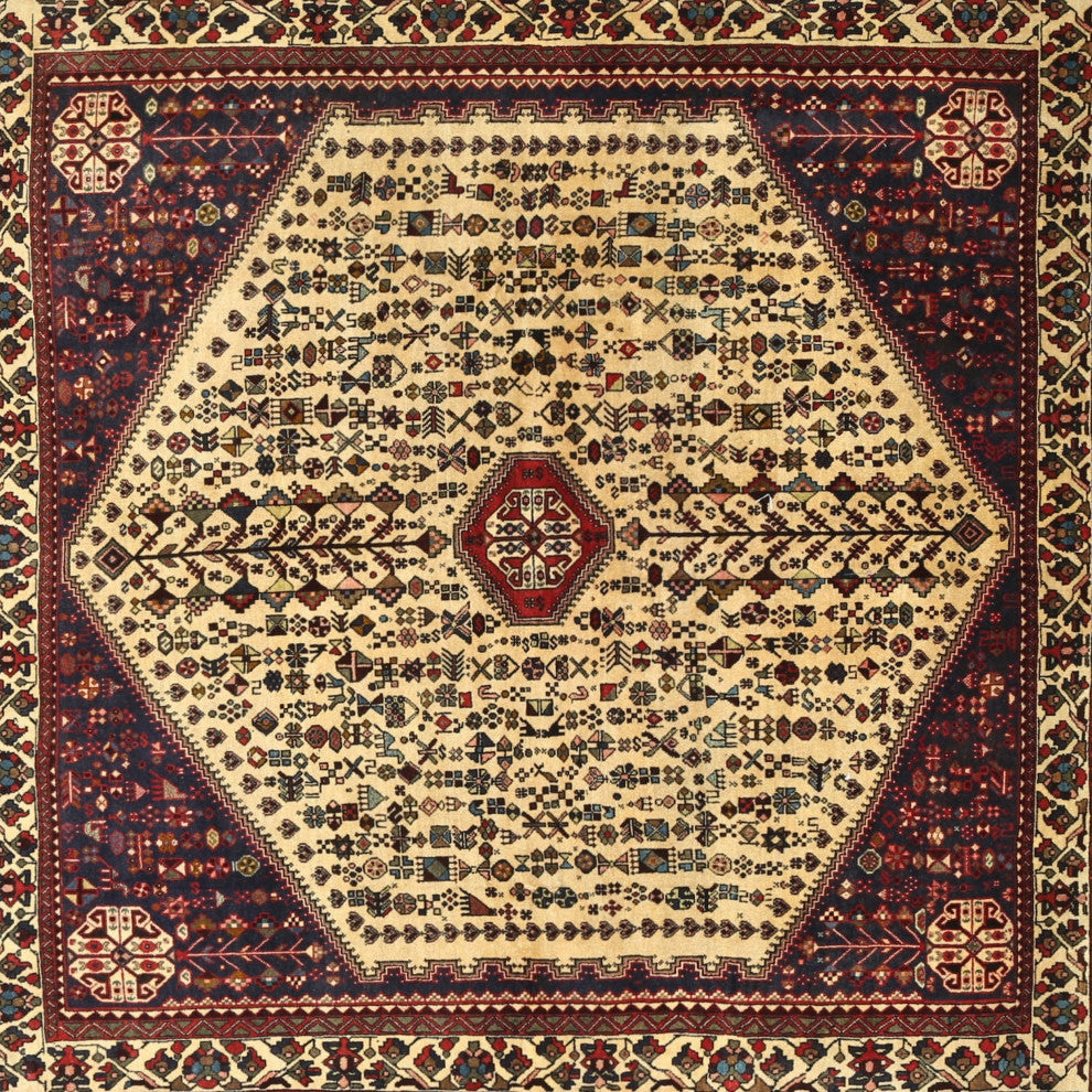 Ahgly Company Indoor Square Traditional Area Rugs, 3' Square