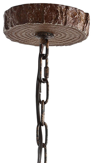 Eldora Adjustable Resin Antler 6-Light Chandelier, Width: 28.5"