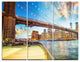 "Bridge Park Brooklyn" Photography Metal Wall Art, 3 Panels, 36"x28"